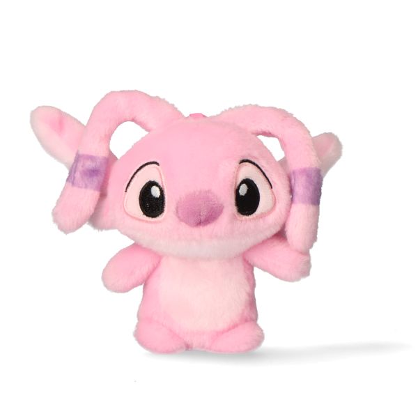 (Mis 0) STITCH Angel – Portachiavi Peluche 12cm c/Bagclip…x12…x24